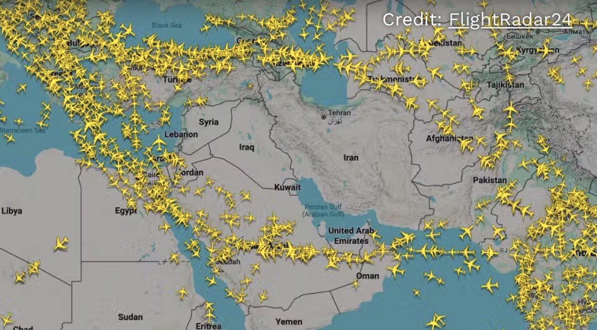 Airlines Suspend Flights Over Iran